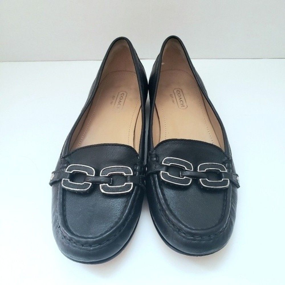Coach Ella Loafers Leather Size 8.5